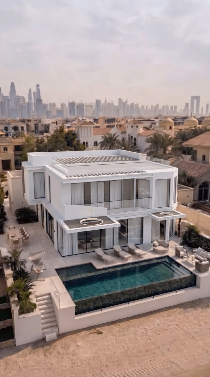 AI generated villa render 1