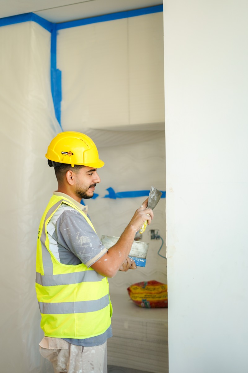 Interior finishing work